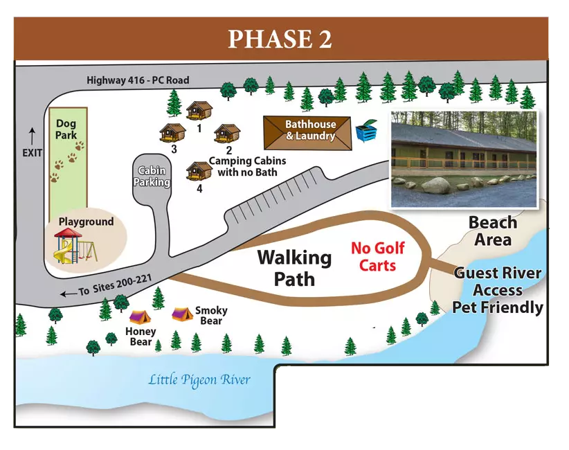 Phase 2 Map of Greenbrier Campground