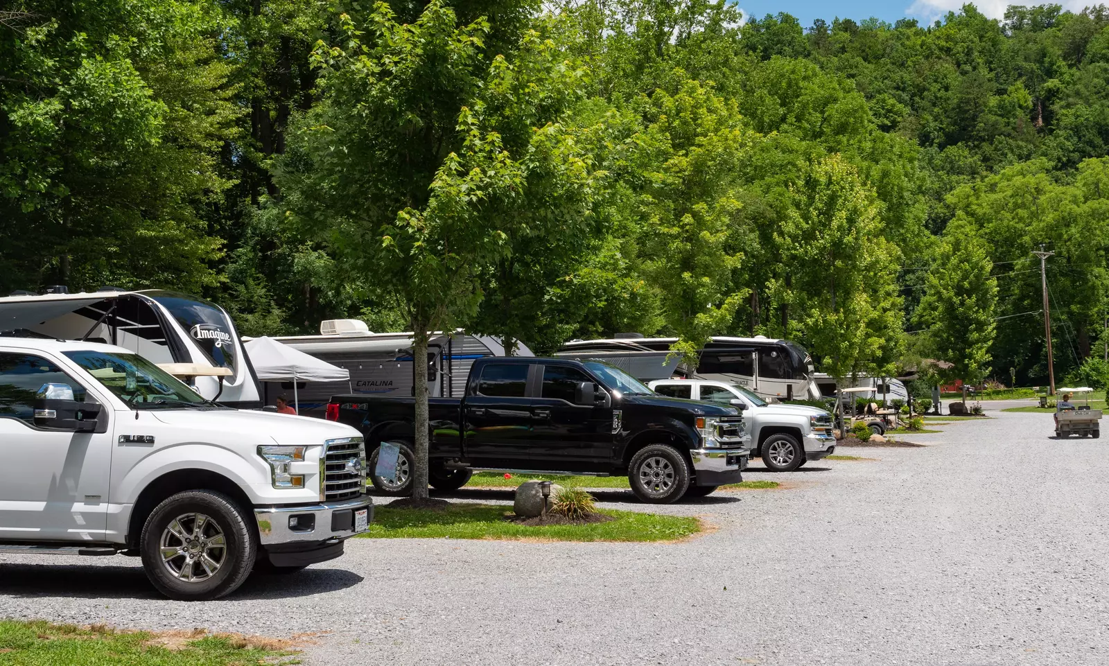 RV sites at Greenbrier Campground