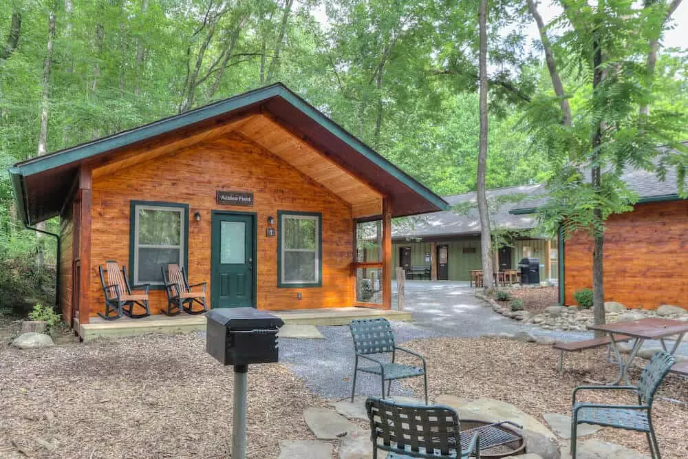Deluxe Camping Cabin at Greenbrier Campground in the Smokies