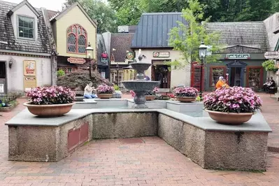 fountain at The Village Shops