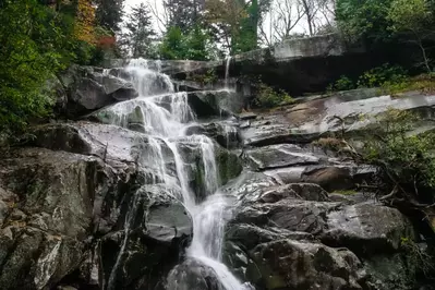 Ramsey Cascades Trail waterfall