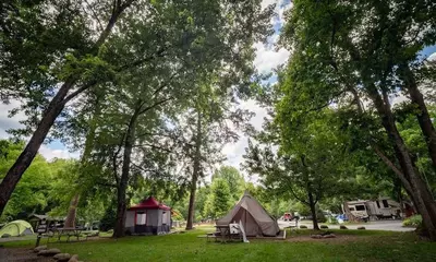 campground in the smoky mountains greenbrier