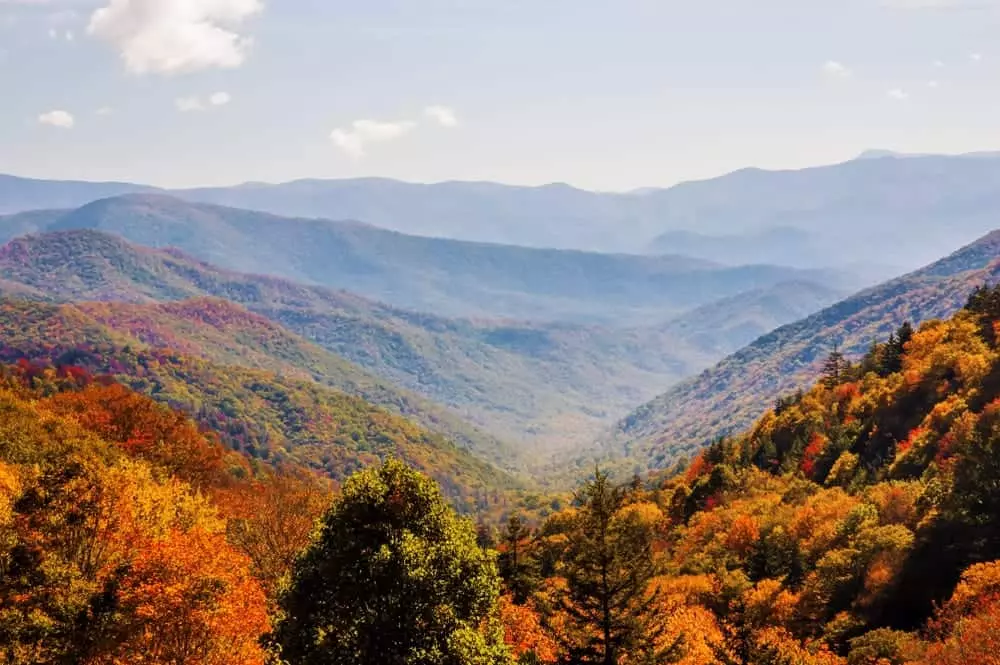 fall in the smoky mountains