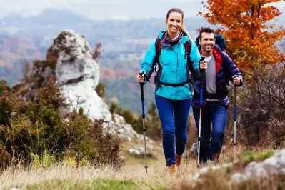 couple hiking