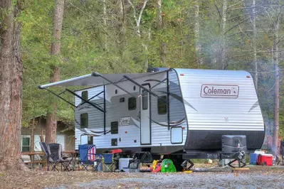 rv at a campground