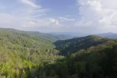 View of the Smoky Mountains