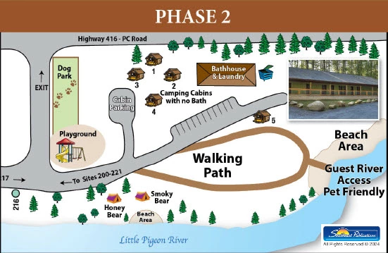 Phase 2 Map of Greenbrier Campground