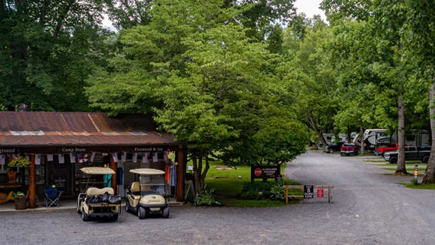 campground office at Greenbrier Campground