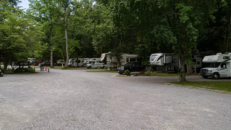 RV camping in the Smoky Mountains