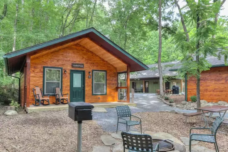 camping cabins at Greenbrier Campground