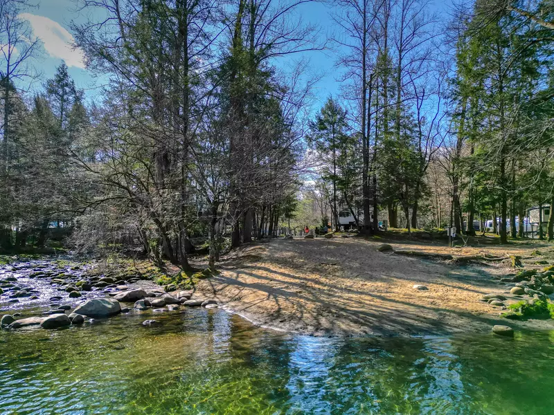 Flint Rock Swimming Hole at Greenbrier Campground
