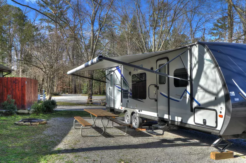 RV rental at Smoky Mountain campground