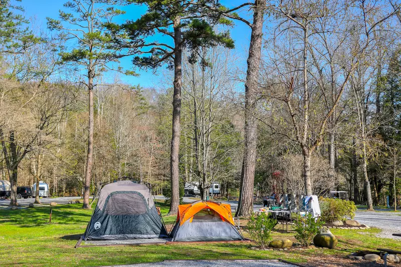 tent camping in Gatlinburg