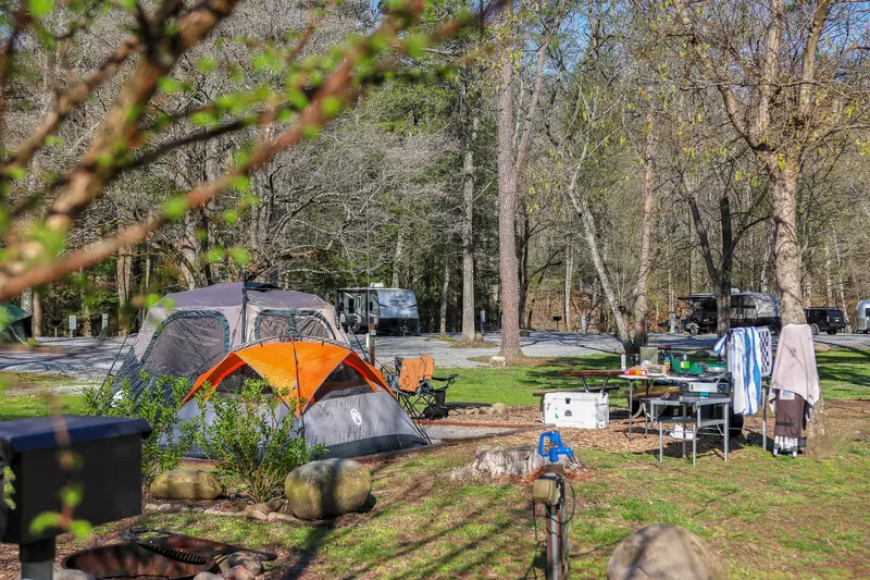 tent camping