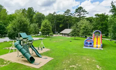play area at Greenbrier Campground