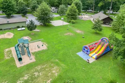 guests can enjoy fun activities while camping in the Smoky Mountains