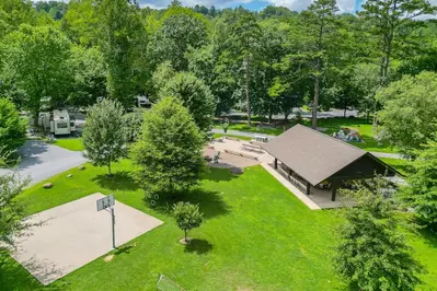 basketball is great for Smokies camping for teens