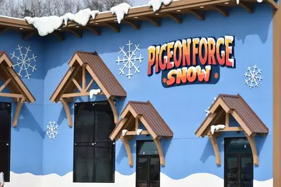 pigeon forge snow is one of the top places for snow tubing in the smokies