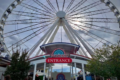 The Great Smoky Mountain Wheel is one of the top couples things to do in Pigeon Forge