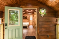 a Greenbrier Campground camping cabin is a great place to stay during fall in the Smoky Mountains