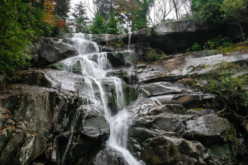 ramsey cascades on the ramsey cascades trail