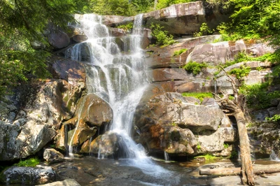 ramsey cascades on the ramsey cascades trail
